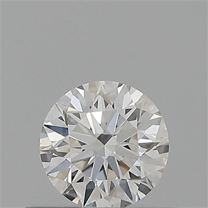 Picture of Natural Diamond 0.40 Carats, Round with Excellent Cut, H Color, SI1 Clarity and Certified by GIA