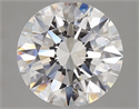 Natural Diamond 3.08 Carats, Round with Excellent Cut, D Color, VS1 Clarity and Certified by GIA