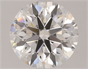 Natural Diamond 2.08 Carats, Round with Excellent Cut, F Color, VVS1 Clarity and Certified by GIA