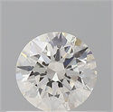 Natural Diamond 0.40 Carats, Round with Excellent Cut, H Color, VVS1 Clarity and Certified by GIA