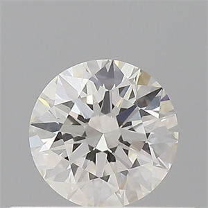 Picture of Natural Diamond 0.40 Carats, Round with Excellent Cut, H Color, VVS1 Clarity and Certified by GIA