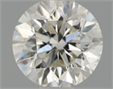 Natural Diamond 0.50 Carats, Round with Very Good Cut, H Color, SI2 Clarity and Certified by IGI