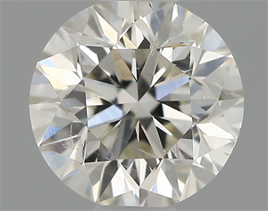 Picture of Natural Diamond 0.50 Carats, Round with Very Good Cut, H Color, SI2 Clarity and Certified by IGI