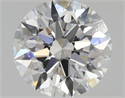 Natural Diamond 1.43 Carats, Round with Excellent Cut, D Color, VVS1 Clarity and Certified by GIA