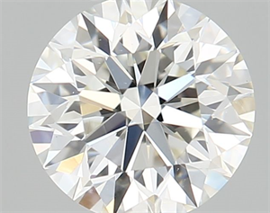 Picture of Natural Diamond 0.45 Carats, Round with Excellent Cut, J Color, VS1 Clarity and Certified by GIA