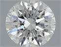 Natural Diamond 0.50 Carats, Round with Excellent Cut, H Color, SI2 Clarity and Certified by GIA