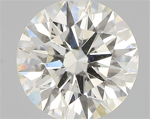 Picture of Natural Diamond 0.60 Carats, Round with Excellent Cut, K Color, SI2 Clarity and Certified by GIA