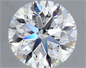 Natural Diamond 1.50 Carats, Round with Very Good Cut, F Color, VVS2 Clarity and Certified by GIA