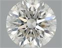 Natural Diamond 0.40 Carats, Round with Excellent Cut, H Color, SI1 Clarity and Certified by IGI