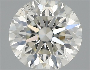 Picture of Natural Diamond 0.40 Carats, Round with Excellent Cut, H Color, SI1 Clarity and Certified by IGI