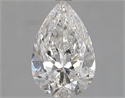 Natural Diamond 1.50 Carats, Pear with  Cut, F Color, VS2 Clarity and Certified by GIA