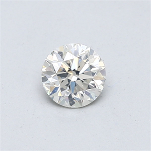 Picture of Natural Diamond 0.40 Carats, Round with Very Good Cut, I Color, SI2 Clarity and Certified by GIA