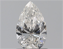 Natural Diamond 0.70 Carats, Pear with  Cut, E Color, SI1 Clarity and Certified by GIA