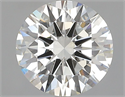 Natural Diamond 1.80 Carats, Round with Excellent Cut, I Color, VVS2 Clarity and Certified by GIA