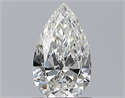 Natural Diamond 0.70 Carats, Pear with  Cut, H Color, VS2 Clarity and Certified by GIA