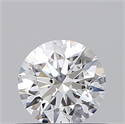 Natural Diamond 0.41 Carats, Round with Excellent Cut, D Color, SI2 Clarity and Certified by GIA