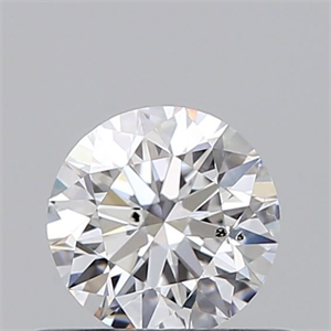 Picture of Natural Diamond 0.41 Carats, Round with Excellent Cut, D Color, SI2 Clarity and Certified by GIA