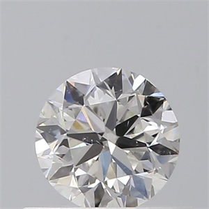 Picture of Natural Diamond 0.40 Carats, Round with Very Good Cut, G Color, SI2 Clarity and Certified by GIA