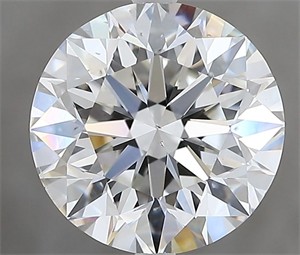 Picture of Natural Diamond 3.00 Carats, Round with Excellent Cut, H Color, SI1 Clarity and Certified by GIA