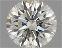 Natural Diamond 0.51 Carats, Round with Excellent Cut, I Color, VS1 Clarity and Certified by IGI