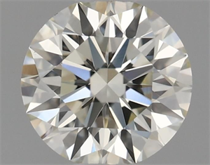 Picture of Natural Diamond 0.51 Carats, Round with Excellent Cut, I Color, VS1 Clarity and Certified by IGI