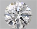 Natural Diamond 4.00 Carats, Round with Excellent Cut, F Color, VS2 Clarity and Certified by GIA