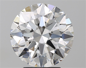 Picture of Natural Diamond 4.00 Carats, Round with Excellent Cut, F Color, VS2 Clarity and Certified by GIA