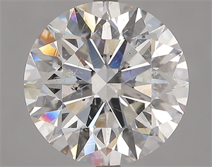 Picture of Natural Diamond 3.02 Carats, Round with Excellent Cut, H Color, SI2 Clarity and Certified by GIA