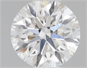 Natural Diamond 0.44 Carats, Round with Excellent Cut, F Color, VS2 Clarity and Certified by GIA