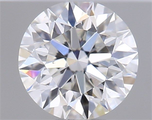 Picture of Natural Diamond 0.42 Carats, Round with Excellent Cut, H Color, VS2 Clarity and Certified by GIA