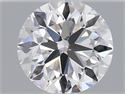 Natural Diamond 0.40 Carats, Round with Very Good Cut, D Color, VVS2 Clarity and Certified by GIA