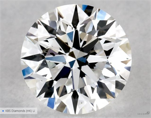 Picture of Natural Diamond 0.40 Carats, Round with Excellent Cut, E Color, SI1 Clarity and Certified by GIA