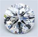 Natural Diamond 2.17 Carats, Round with Excellent Cut, F Color, VS1 Clarity and Certified by GIA