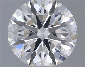 Picture of Natural Diamond 0.42 Carats, Round with Excellent Cut, G Color, VVS1 Clarity and Certified by GIA