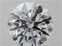 Natural Diamond 0.40 Carats, Round with Excellent Cut, H Color, SI1 Clarity and Certified by GIA