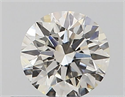 Natural Diamond 0.41 Carats, Round with Excellent Cut, J Color, VS2 Clarity and Certified by GIA