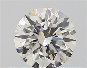 Picture of Natural Diamond 0.41 Carats, Round with Excellent Cut, J Color, VS2 Clarity and Certified by GIA