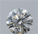 Natural Diamond 0.41 Carats, Round with Excellent Cut, H Color, VVS2 Clarity and Certified by IGI