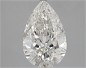 Natural Diamond 3.01 Carats, Pear with  Cut, I Color, SI2 Clarity and Certified by GIA