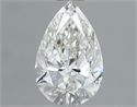 Natural Diamond 0.70 Carats, Pear with  Cut, G Color, VVS1 Clarity and Certified by IGI