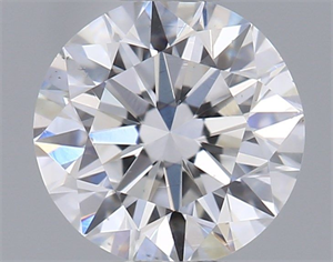 Picture of Natural Diamond 0.40 Carats, Round with Excellent Cut, D Color, VS2 Clarity and Certified by GIA