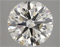 Natural Diamond 4.08 Carats, Round with Excellent Cut, K Color, VS1 Clarity and Certified by GIA