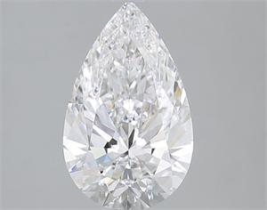 Picture of Natural Diamond 2.01 Carats, Pear with  Cut, D Color, VS2 Clarity and Certified by GIA