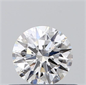 Natural Diamond 0.40 Carats, Round with Excellent Cut, E Color, SI1 Clarity and Certified by GIA