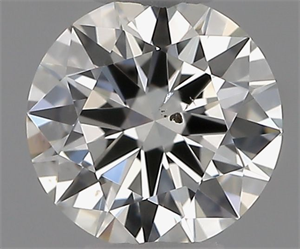 Picture of Natural Diamond 0.50 Carats, Round with Excellent Cut, J Color, SI2 Clarity and Certified by GIA