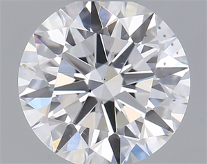 Picture of Natural Diamond 0.40 Carats, Round with Excellent Cut, D Color, SI1 Clarity and Certified by GIA