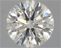 Natural Diamond 3.01 Carats, Round with Excellent Cut, K Color, I1 Clarity and Certified by GIA