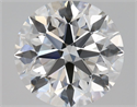 Natural Diamond 1.40 Carats, Round with Excellent Cut, D Color, VVS2 Clarity and Certified by GIA