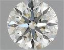 Natural Diamond 0.40 Carats, Round with Very Good Cut, J Color, VS1 Clarity and Certified by IGI