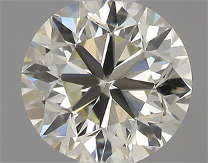 Picture of Natural Diamond 0.40 Carats, Round with Very Good Cut, K Color, VS1 Clarity and Certified by IGI